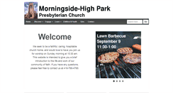 Desktop Screenshot of morningsidehighpark.com